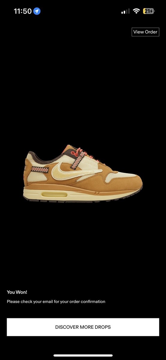 Nike Air Max 1 x Travis Scott Low Wheat for Sale Nike Air Max 1 x Travis Scott Low Wheat for Sale