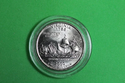 - 2000 - P Mint - Virginia State Quarter  P00350 - Image 1 of 2