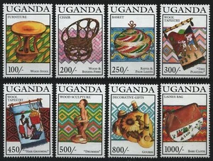 Uganda 1994 - Mi-N.o 1352-1359 ** - Estampillada sin montar o nunca montada - Artesanía / Artesanía - Imagen 1 de 1