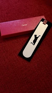 NEW Cartier VIP Gift Panthère de Cartier Bookmark - Luxury Ad Gift Collectible - Foto 1 di 9