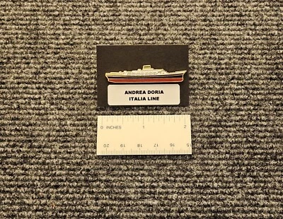 Pin de solapa esmaltada Ocean Liner SS ANDREA DORIA - Línea italiana - ¡Grandes regalos! Foto 1 de 4