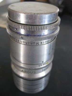 Teleobjetivo Argus Tele-Sandmar de colección 100 mm F4.5 lente principal con capucha ENVÍO GRATUITO Foto 1 de 4