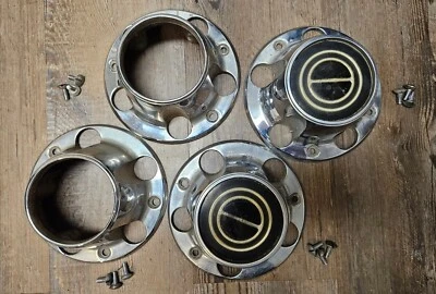 Ford Bronco F-150 1995 1996 tapas centrales de rueda OEM FOMOCO 4x4 OEM (juego de 4) Foto 1 de 4