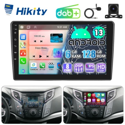 DAB+ Carplay 6+128GB Android 13 Radio Für Hyundai i40 2011-2019 NAVI RDS Kamera - Bild 1 von 4