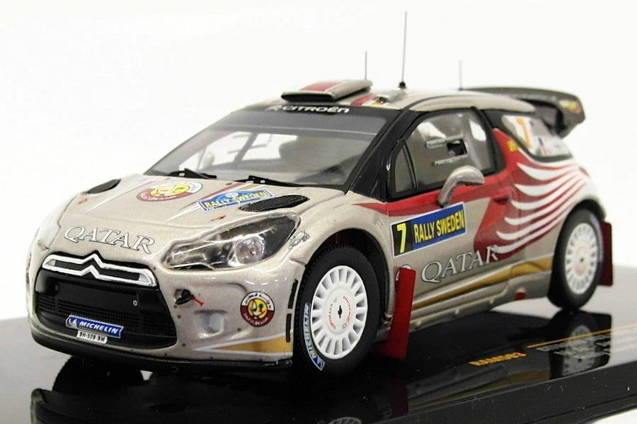 Citroen Ds3 WRC #7 Rallye Svezia 2012 ATTIYAH Bernacchini 1 43 Ixo