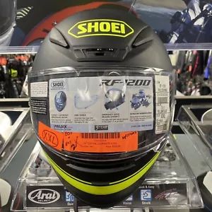 New Shoei RF-1200 Philosopher Tc-3 XXL 2XL Yellow Black 0109360308 63-64cm Snel - Picture 1 of 6