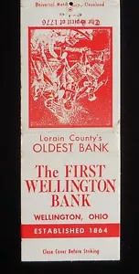 1960er Jahre Die erste Wellington Bank gegründet 1864 Lorains ältestes Wellington OH - Bild 1 von 2