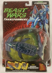 HASBRO 2022 TRANSFORMERS BEAST WARS MAXIMAL CYBERSHARK DELUXE CLASS MOSC SEALED - Picture 1 of 8