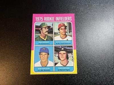 1975 Topps Mini - 1975 Rookie Infielders Keith Hernandez, Phil Garner, Tom en muy buena condición Foto 1 de 2