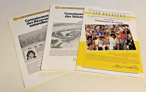 Lot de 3 albums Chocolat Poulain Connaissance 2 COMPLETS, 1 Incomplet. - Picture 1 of 3