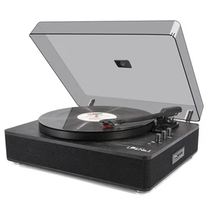 Record Player Vinyl Turntables with Built-in Speakers and USB Play&Recording ... - Picture 1 of 7