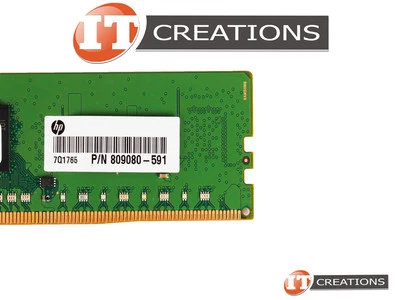 HP 8GB PC4-2400T-R DDR4 REGISTERED ECC 1RX8 MEMORY RDIMM PC4-19200 T9V39AA - Image 1 of 2