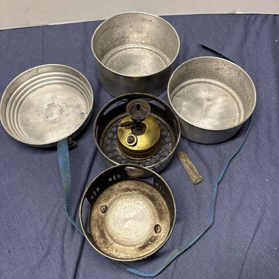 Optimus SVEA 123 Stove plus Sigg Tourist Cook Set Vintage - Image 1 of 4