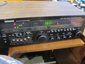 Vintage Thomas AM-FM Stereo Receiver w EQ 9000 Wood Case - Picture 1 of 16