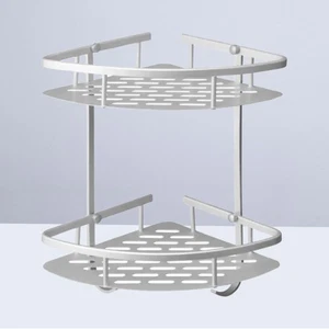 Badezimmer Wandregal Anbauregal Wandmontage Eck Duschregal - Bild 1 von 11
