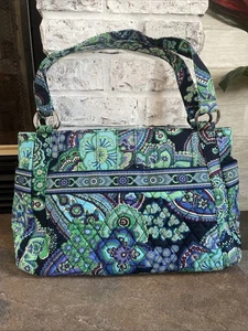 Vera Bradley Schultertasche Stephanie Blau Rhapsody Top Zustand - Bild 1 von 5