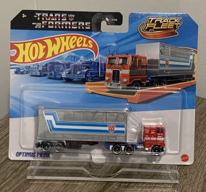 Hot Wheels Track Fleet Transformers Optimus Prime Brand New & Sealed - Picture 1 of 2