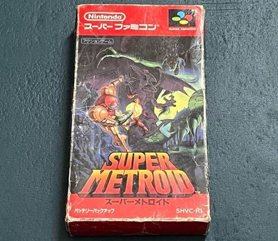 Super Metroid Nintendo Complete Boxed Manual Super Famicom SFC SNES SHVC-RI BOX - Image 1 of 4