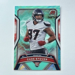 2024 Topps Resurgence - Rookies Cade Stover #136 Texans Aqua Surge 249/249 (RC) - Picture 1 of 2