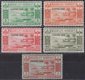 NOUVELLES-HEBRIDES:  Taxe n°11/15 **  (cote 145€) - Picture 1 of 1