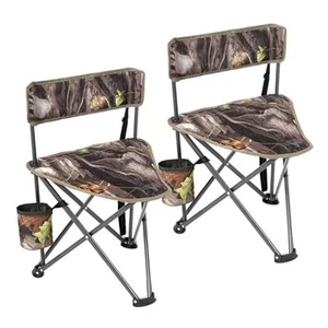 2 Pack Tripod Hunting Chairs for Blinds, Folding Lightweight Portable Fishing - Picture 1 of 7