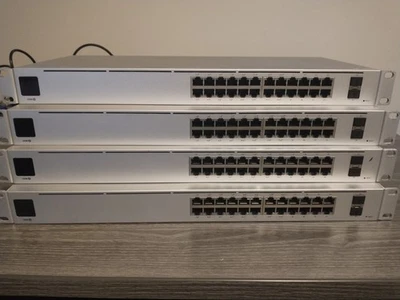 Ubiquiti Networks UniFi Switch 24-Ports PoE 1000Mbps Switch Lot (Of 4) - Image 1 of 3