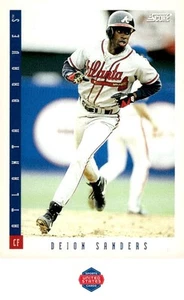 1993 Score #123 Deion Sanders Baseball Card - Picture 1 of 2