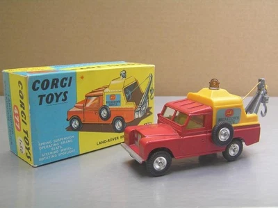 Corgi Toys 477 Land Rover Breakdown Truck made in Great Britain Mint in  Box - Image 1 of 4