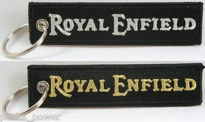 Portachiavi ricamato Royal Enfield, portachiavi moto Cafe Racer - Foto 1 di 3