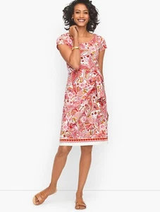 Vestido recto de jersey con corbata lateral Talbots - Manga copa de cachemira especiada elástica talla XL. - Imagen 1 de 23