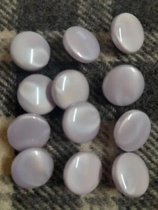 13mm Nice Fancy Sweet Lilac Purple Buttons 12pcs - Picture 1 of 6