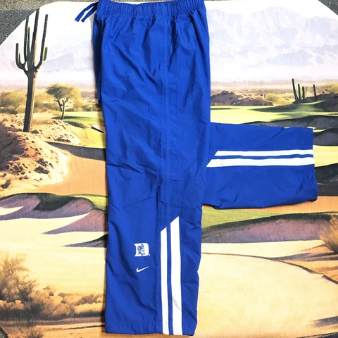 Vintage 2000s Nike Team Duke Blue Devils Warm Up Track Pants Mens XL Inseam 33” Cover