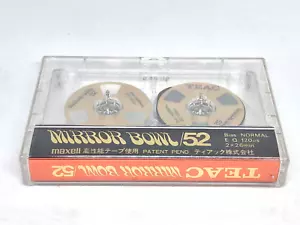TEAC MIRROR BOWL 52 REEL TO REEL Nastro audiocassetta vuoto (sigillato) Nuovo! - Foto 1 di 7