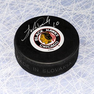 Forbes Kennedy Chicago Blackhawks Autographed Hockey Puck