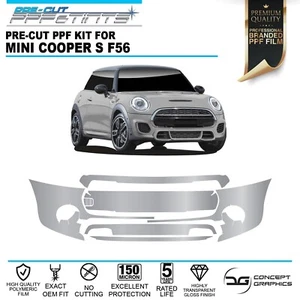 Front Bumper PPF Stone Chip Guard Paint Protection Film for Mini Cooper S F56 - Picture 1 of 2