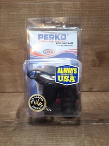 Perko Locking Collar Pole Light Mounting Base - 2 Pin - Round - Stainless Steel - Foto 1 di 6