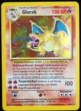 German Charizard 4/102 Base Set Holo Pokemon Card NM Condition, Error?