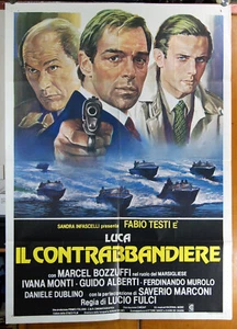 manifesto 2F film LUCA IL SMUGBANDIERE Fabio Testi Lucio Fulci 1980 - Picture 1 of 1