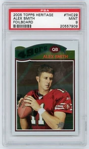 2005 Topps Heritage Alex Smith Foilboard Rookie RC #THC29 PSA 9 Mint - Picture 1 of 1