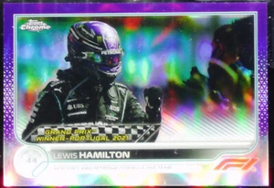 2022 Topps Chrome Purple /399 F1 Racing Lewis Hamilton No. 153 - Picture 1 of 2