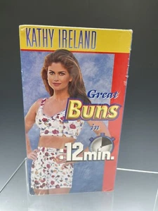 KATHY IRELAND - GREAT BUNS IN 12 MIN, WORKOUT VHS VIDEO, SIMPLE, TIGHTEN & SHAPE - Bild 1 von 4