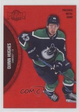 2021-22 Skybox Metal Universe Alternate Jersey PMG Red 20/100 Quinn Hughes #111