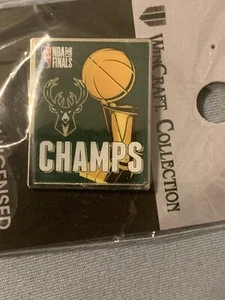 2021 Milwaukee Bucks NBA Finals Championship Pin - Bild 1 von 6