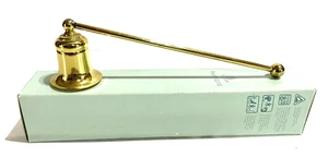 VINTAGE - PARTYLITE - CANDELA SNUFFER 9" - OTTONE - CHATHAM - N6035 RITIRATO 2004 - Foto 1 di 7