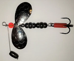 Spinner Fishing Lures With Twin Blades. Pike Muskie Bass - Picture 1 of 2