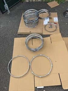 Tom 12” & 13” 16” Drum Hoops Felgen. 5 Ösen oder 6 Ösen. Pick Variation Tom Hoop Felge - Bild 1 von 6