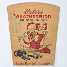 PETERS Weatherbird School Shoes Advertising Sanitary Cup NEW Unused