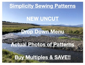 Simplicity ONLY Patterns New Uncut Sewing Pattern Costumes Dress Baby Top Pant - Picture 1 of 155
