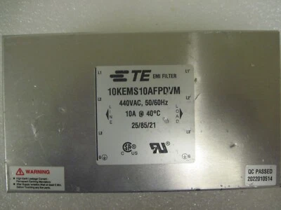 10KEMS10AFPVM  TE  EMI FILTER - Image 1 of 4