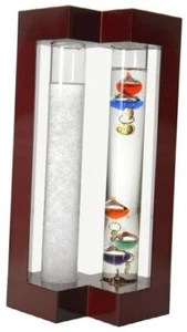 Desktop Weather Station, with Galileo Thermometer and Fitzroy Storm Glass - Picture 1 of 7